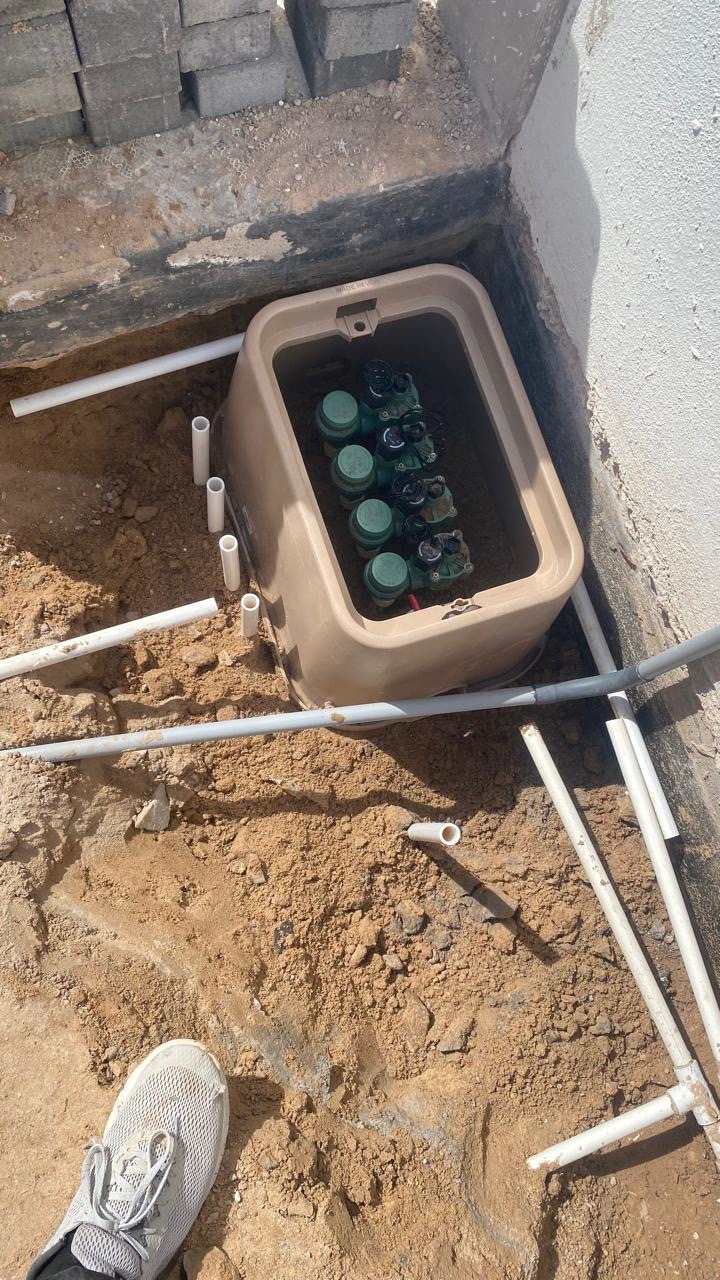 Instalación de sistema de riego